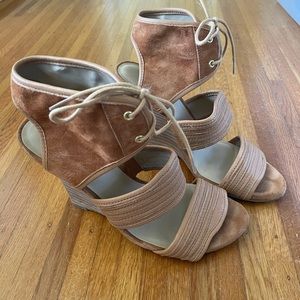 Sole Society Camel Wedge Heels
